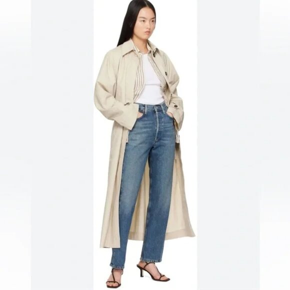 Agolde 90s Jean Imagine Mid Rise Straight B45  Women's Sz 23 - Picture 5 of 15